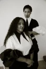 Stephanie and Kimberley - founders of Level Twenty Nine in fashionable pose